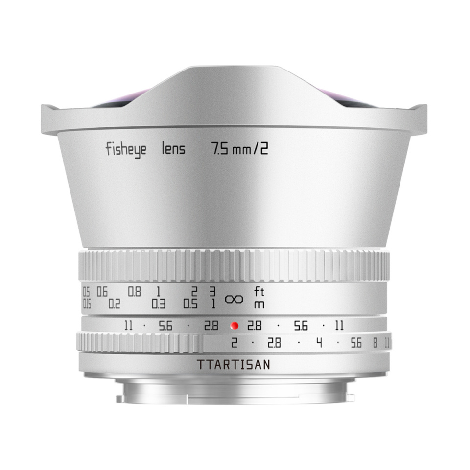 TTARTISAN 2.0/7.5 mm kõrgune objektiiv, Fujifilm X-Mount, kalasilmobjektiiv
