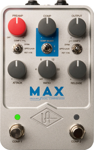 Universal Audio kitarripedaal Max Preamp & Dual Compressor kitarripedaal