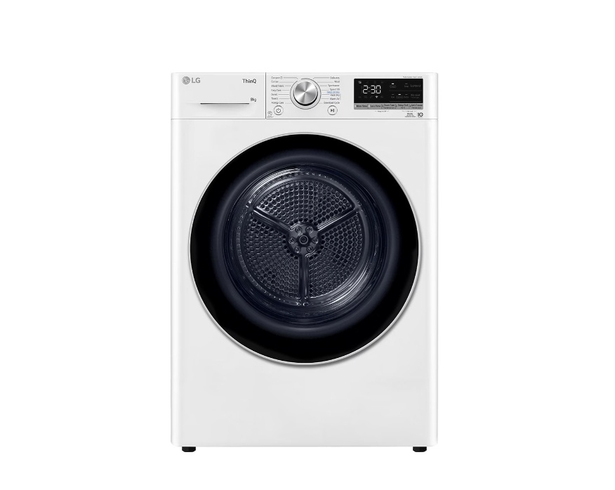 LG kuivati RH80V9AV3N Heat Pump Dryer 8kg, valge