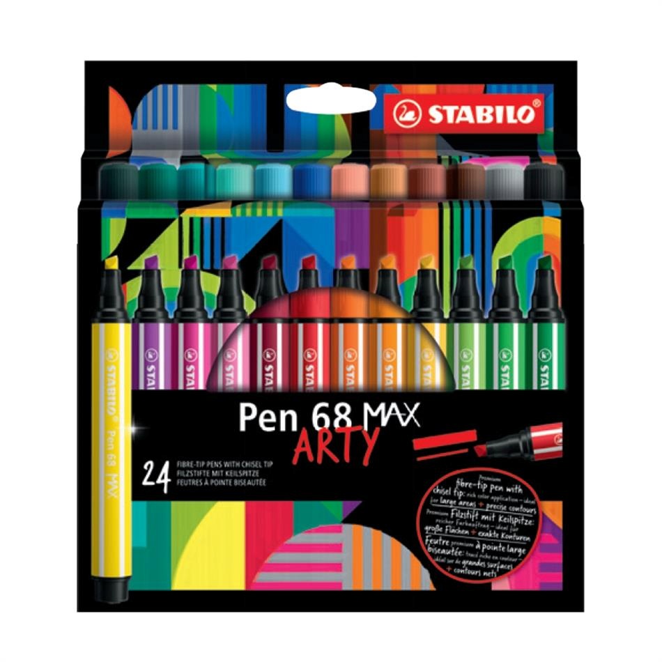 Stabilo viltpliiats Pen 68 Max Arty, 24 värvi