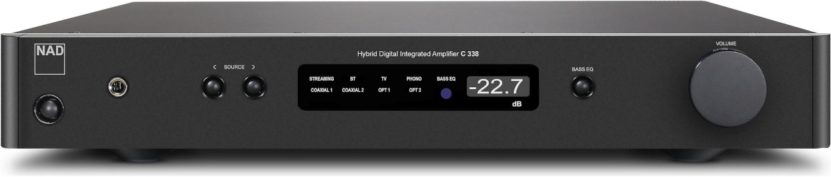 NAD C 338 võimendi, must