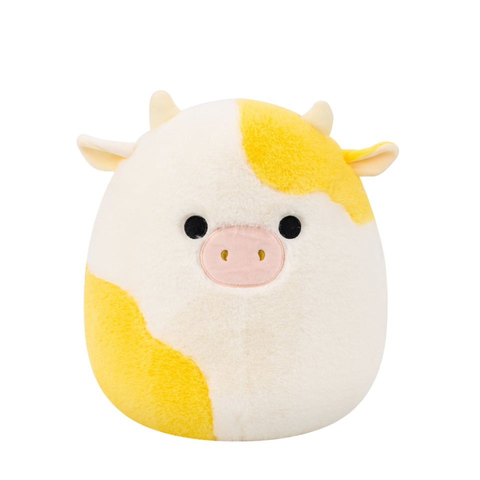 Squishmallows pehme mänguasi Fuzz A Mallows Bodie Cow, 30 cm