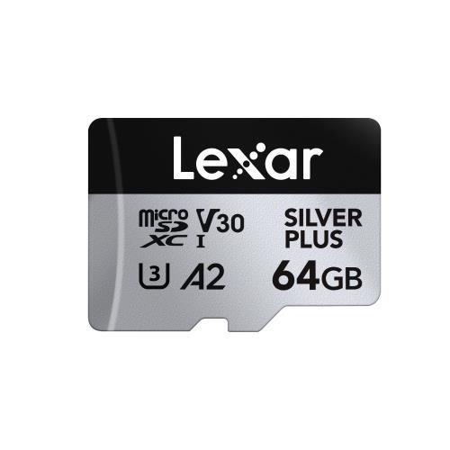 Lexar mälupulk Lexar Professional hõbedane PLUS microSDXC UHS-I Card 64 GB