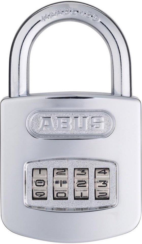 ABUS tabalukk A35016 Combination Padlock, 160/50, 26 mm, hõbedane
