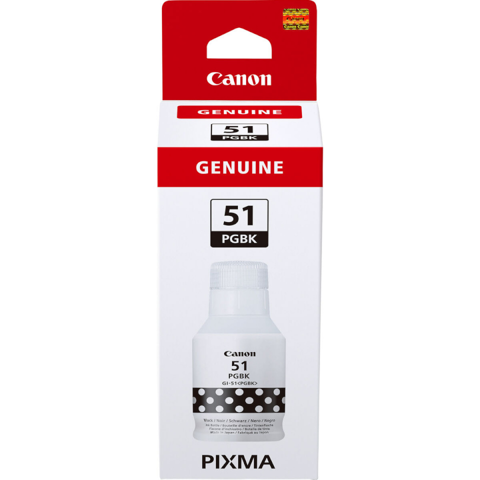 Canon tindikassett GI-51PGBK Ink Bottle, must
