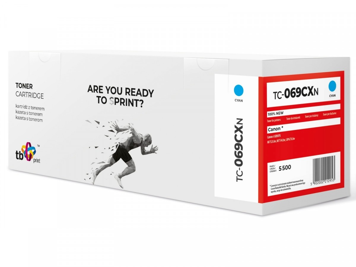 TB Print tooner for Canon MF752 TC-069CXN CY 100% new