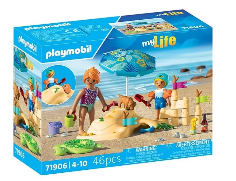 Playmobil klotsid Set z My Life 71906 Rodzina na plaży