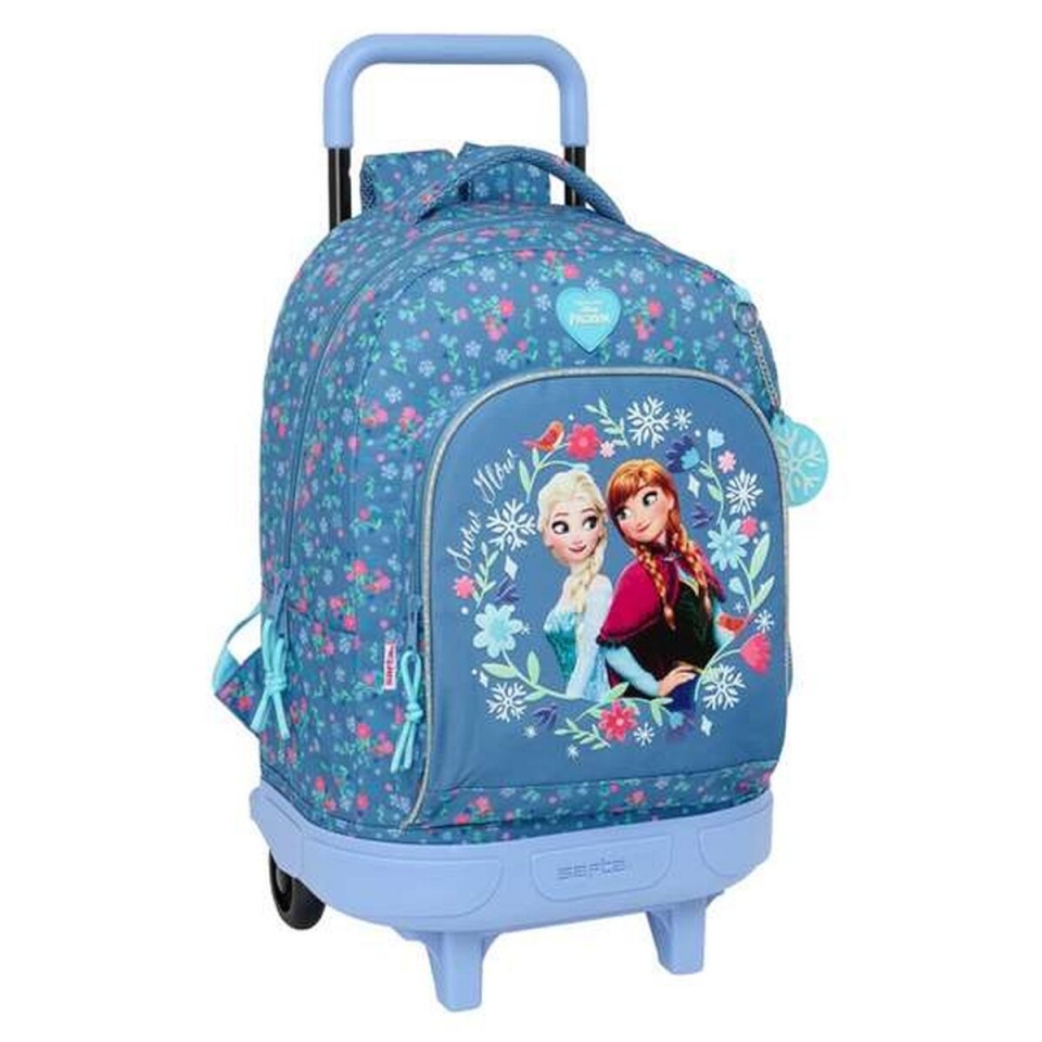 Disney ratastega koolikott sinine 33x45x22cm