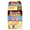Inaba kassitoit Ciao Broth with Chicken, Salmon, Tuna and Scallop, 10x40g