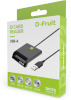 D-Fruit ID-kaardi lugeja USB-A DF172 must