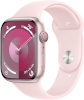 Apple Watch Series 9 GPS + Cellular 45mm Pink Aluminium Case with Pink Sport Band, M/L