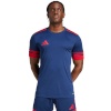 Adidas Teamwear T-särk meestele Squadra 25 tumesinine-punane JG5833 suurus M