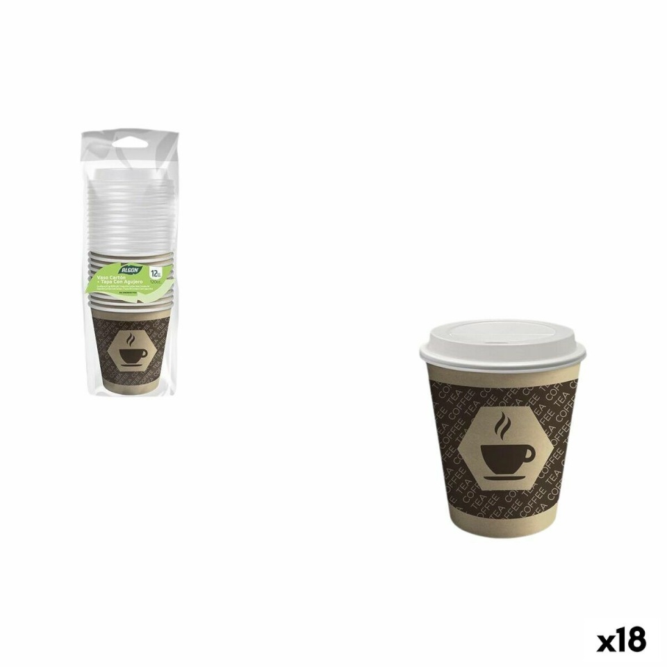 Algon klaaside komplekt pruun 120ml 12tk (18tk)