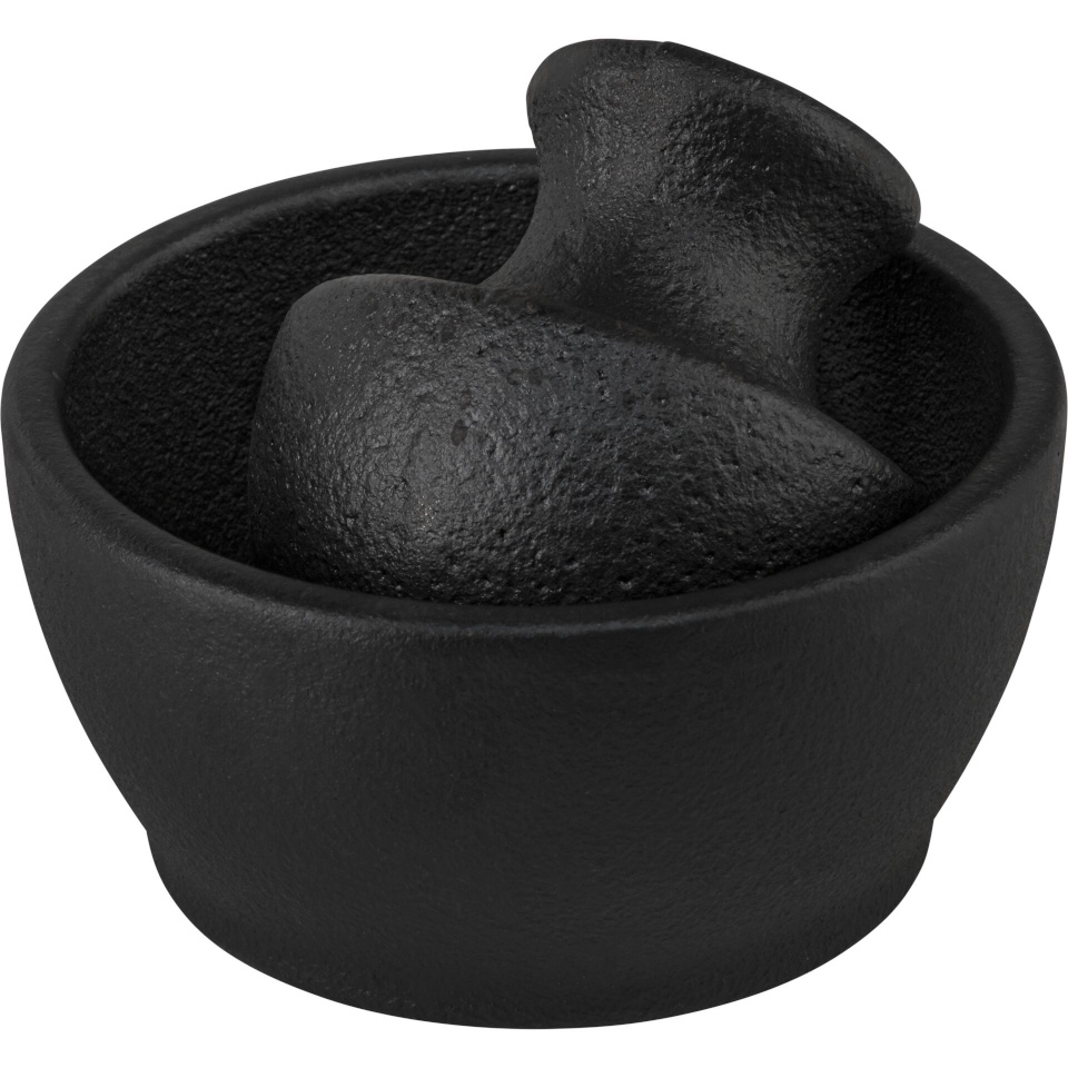 Zassenhaus uhmer Spice Mortar MANO Cast Iron, 10 x 7,5 cm, must