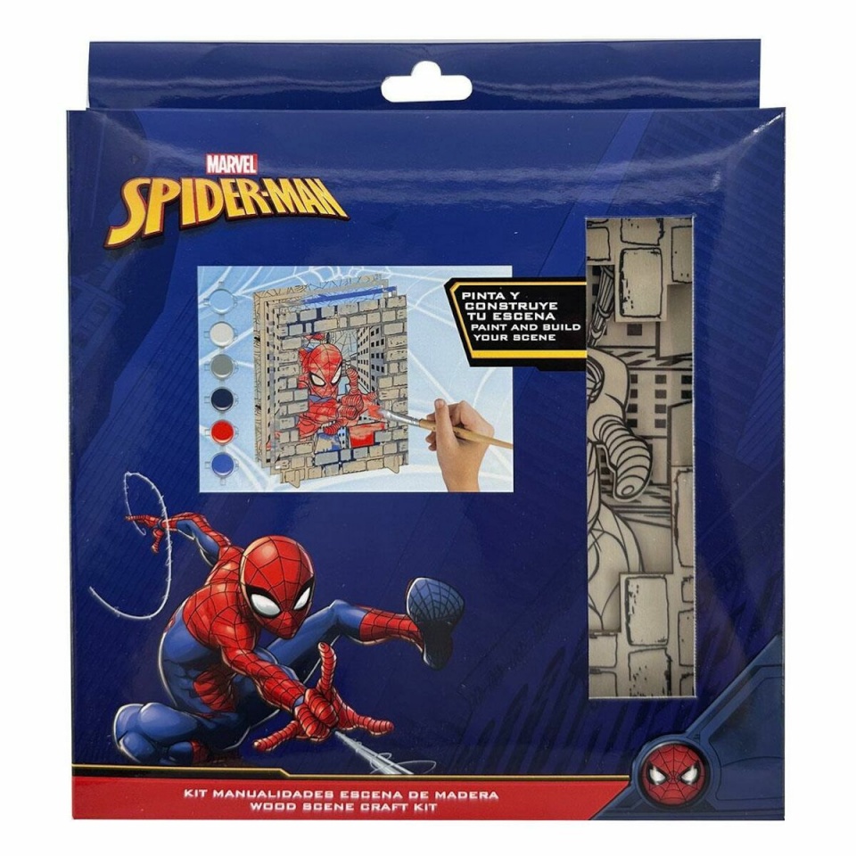 Spider-Man Käsitöökomplekt puidust