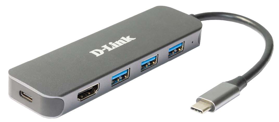 D-Link DUB-2333 5-in-1 USB-C Hub HDMI/Power Delivery1x HDMI