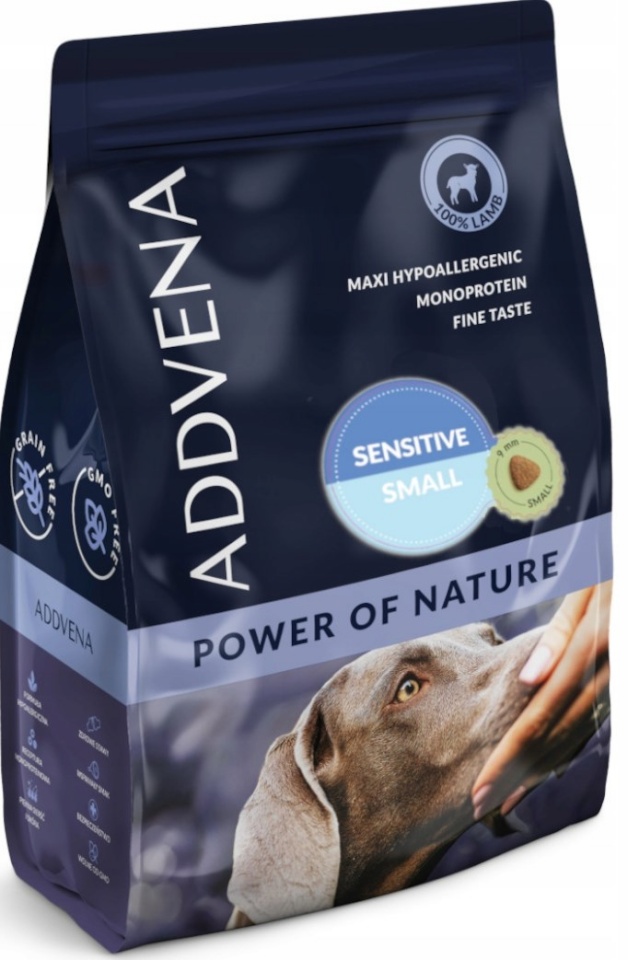 Addvena kuivtoit koerale POWER OF NATURE Sensitive for Dog wrażliwych małych ras 2,5kg