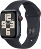 Apple Watch SE (2023) GPS + Cellular 40mm Midnight Aluminum Case with Midnight Sport Band, M/L