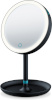 Beurer meigipeegel BS 45 Makeup Mirror with LED Light and Magnifying Mirror, 17,5cm, must