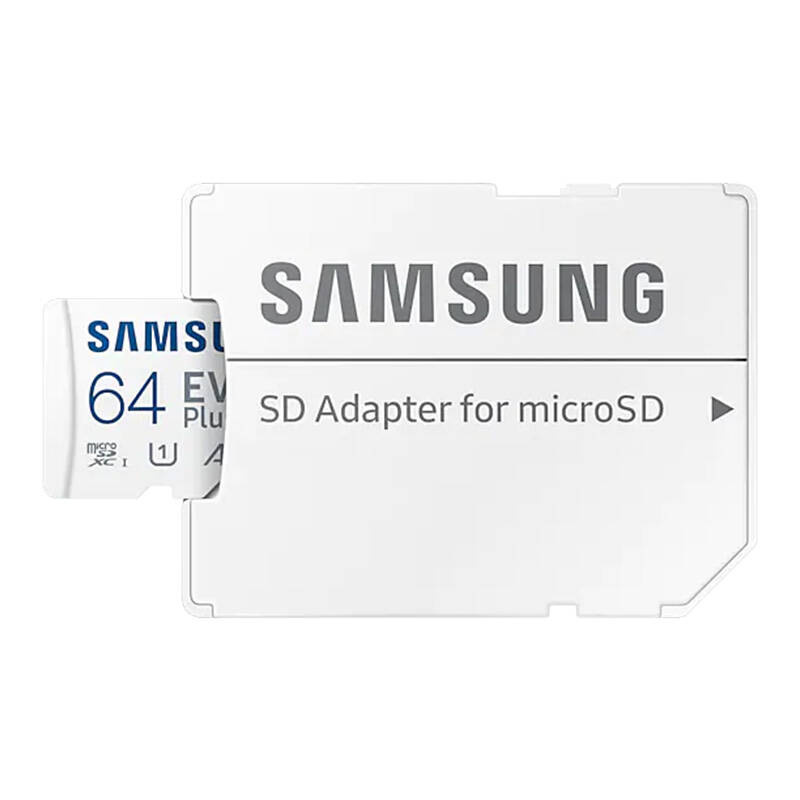 Samsung mälukaart microSDXC MB-MC64SA 64GB + adapter MB-MC64SA/EU