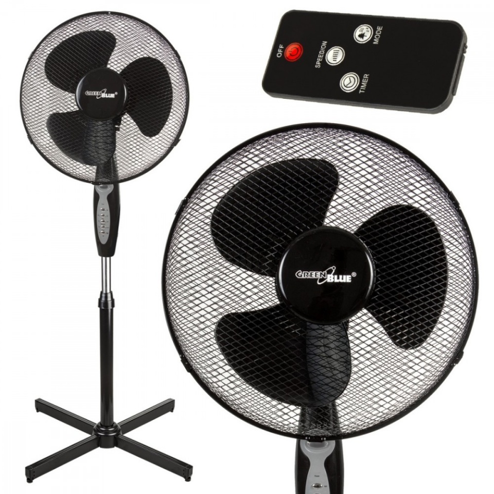 Greenblue ventilaator Floor fan with remote control GreenBlue Gb580