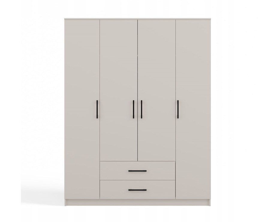 Top E Shop riidekapp ROMANA wardrobe 160x205 Cashmere without mirror