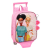 Barbie ratastega koolikott Girl roosa 22x27x10cm