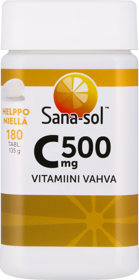 Sana-sol C-vitamiin Vahva, 500 mg, 180 tk.