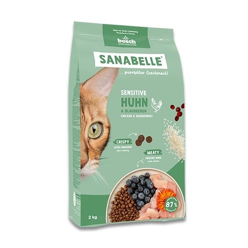 Bosch kuivtoit kassile Sanabelle Sensitive with Chicken, 2kg