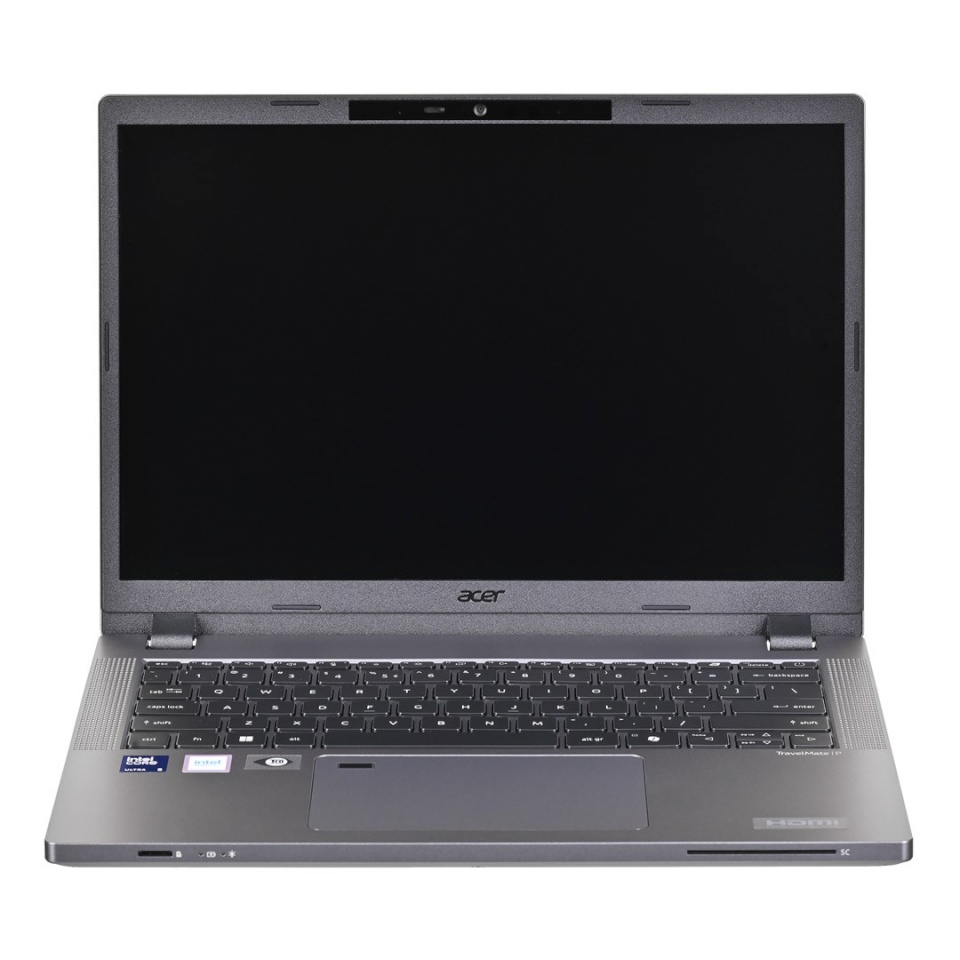 Acer sülearvuti TravelMate P2 TMP214-75-G3-TCO Ultra 5 125H 14" WUXGA IPS 300 nits AG 16GB RAM DDR5 5600 512GB SSD Intel Arc Graphics WLAN + Bluetooth LAN 1080p webcam 65Wh FpR SCa Windows 11 Pro Steel hall