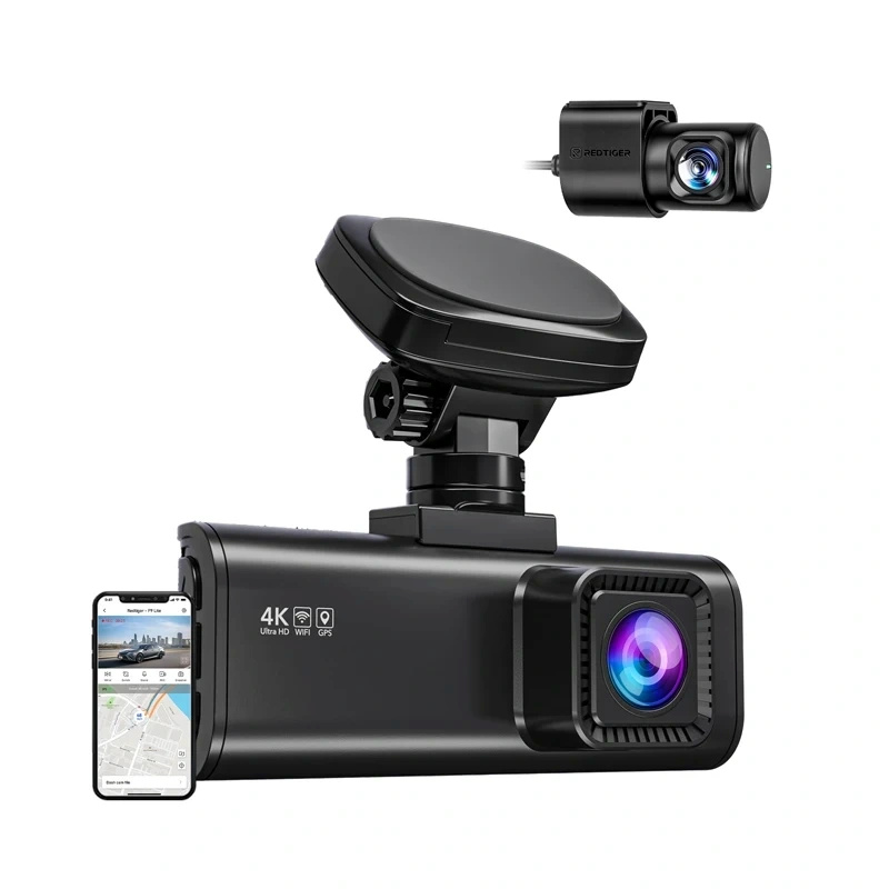 Redtiger pardakaamera F7N Pro WiFi 4K + 1080p Dashcam