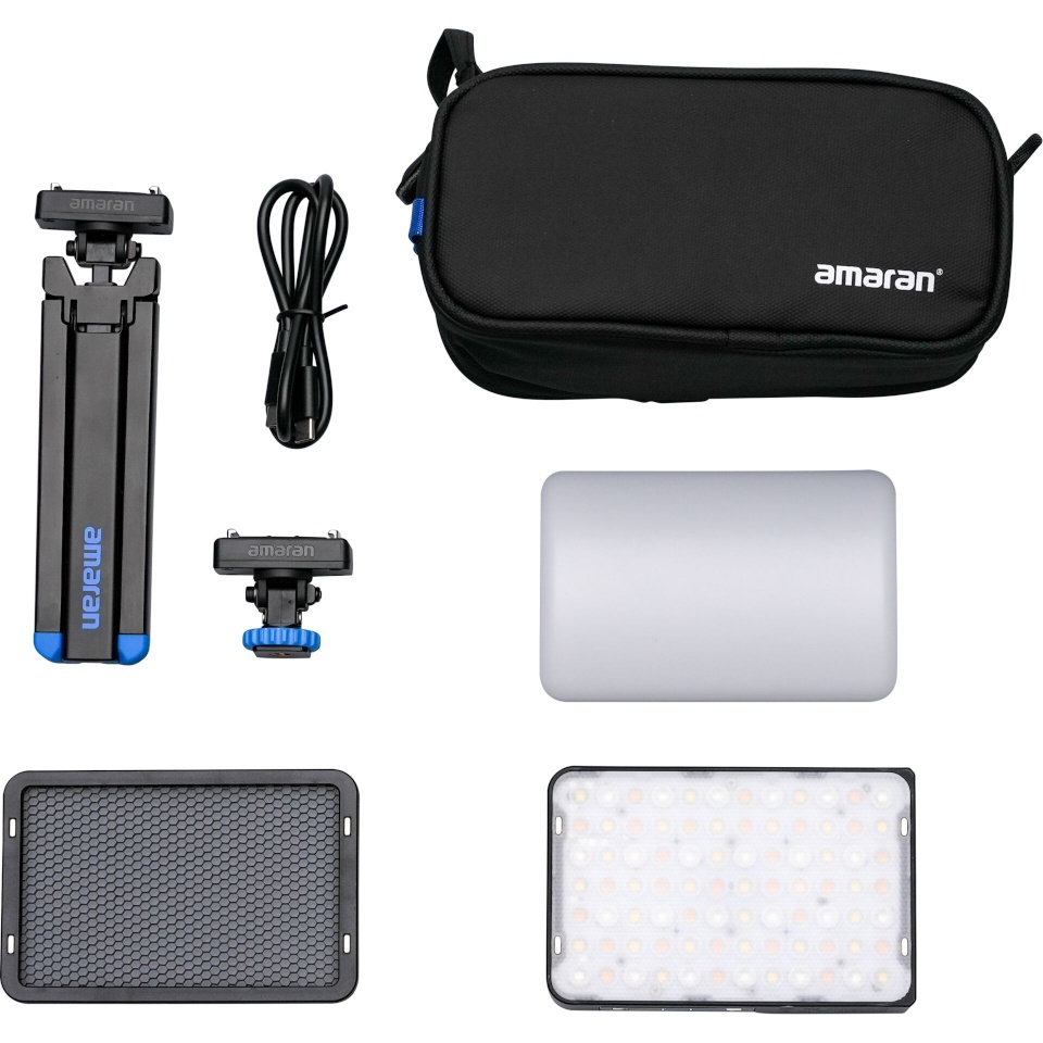 Amaran videovalgusti Ace 25c Kit Charcoal must