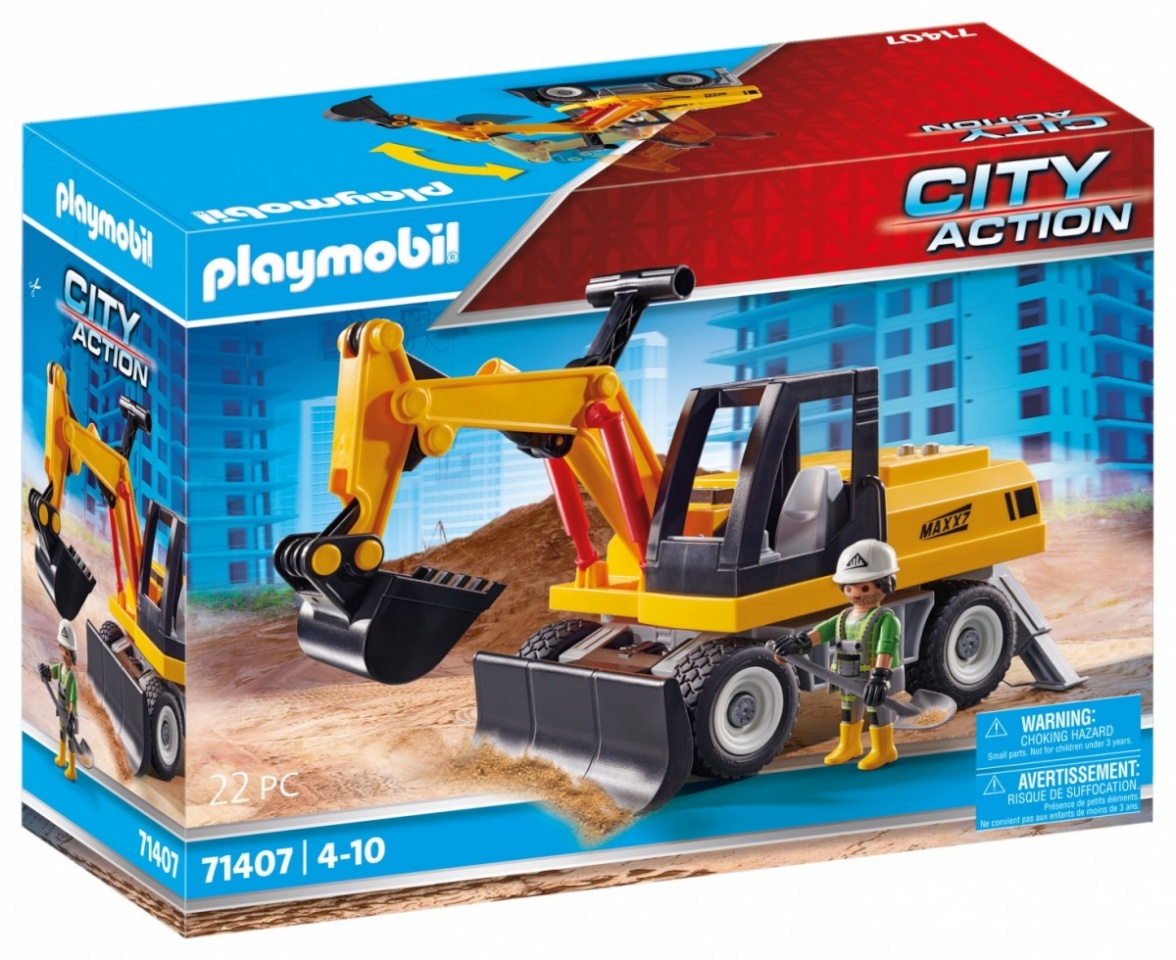 Playmobil klotsid Set z City Action 71707 Koparka