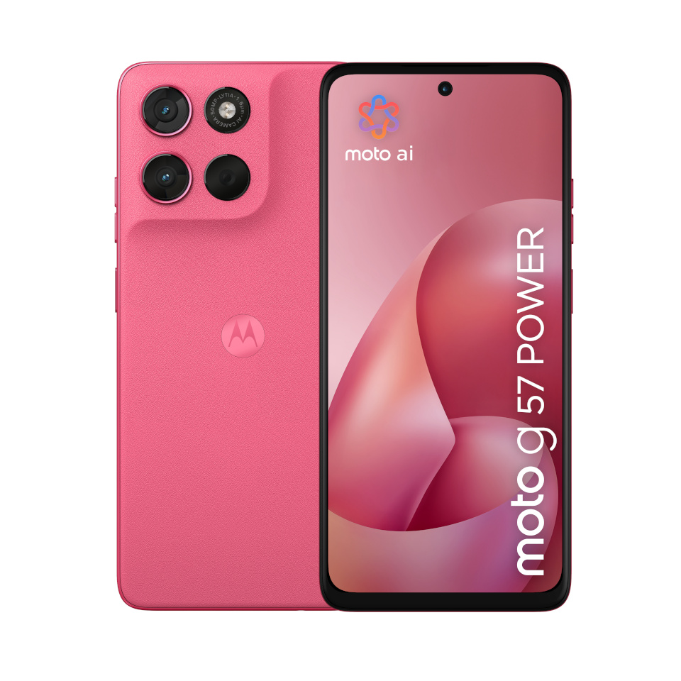 Motorola mobiiltelefon Moto g57 power 17.1cm 6.72" Dual SIM Android 16.0 5G USB Type-C 12GB 256GB 7000mAh roosa