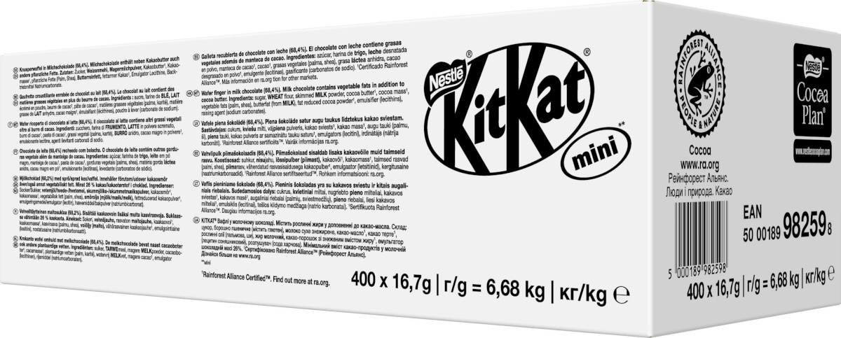 Nestle kommid KitKat Mini, 6,68kg