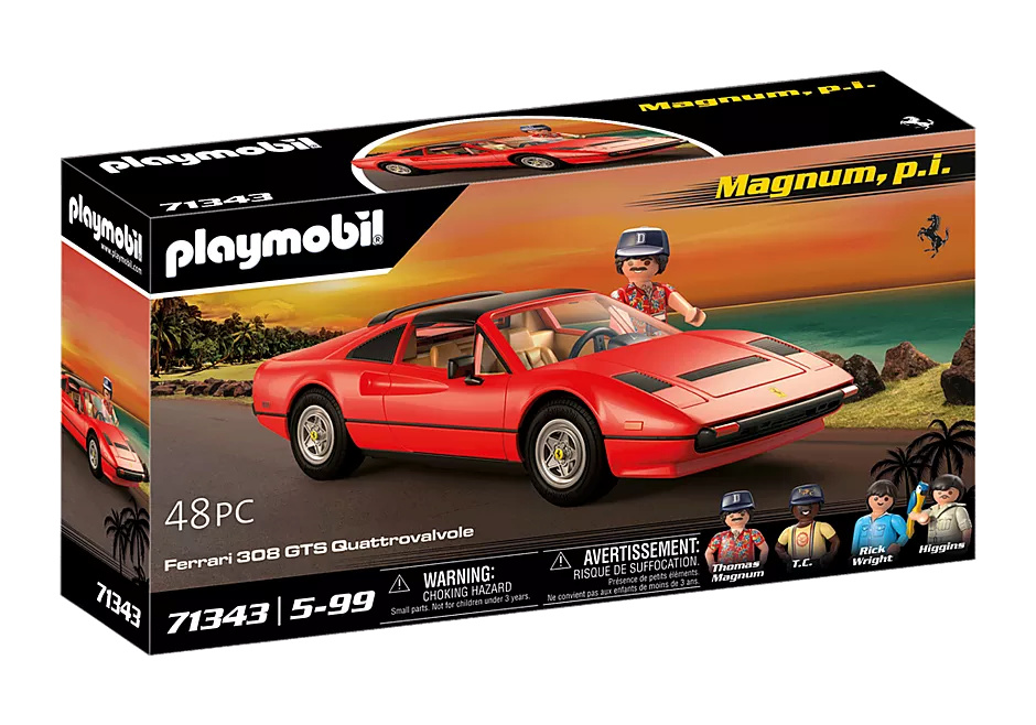 Playmobil klotsid Magnum, p.i. 71343 Ferrari 308 GTS Quattrovalvole