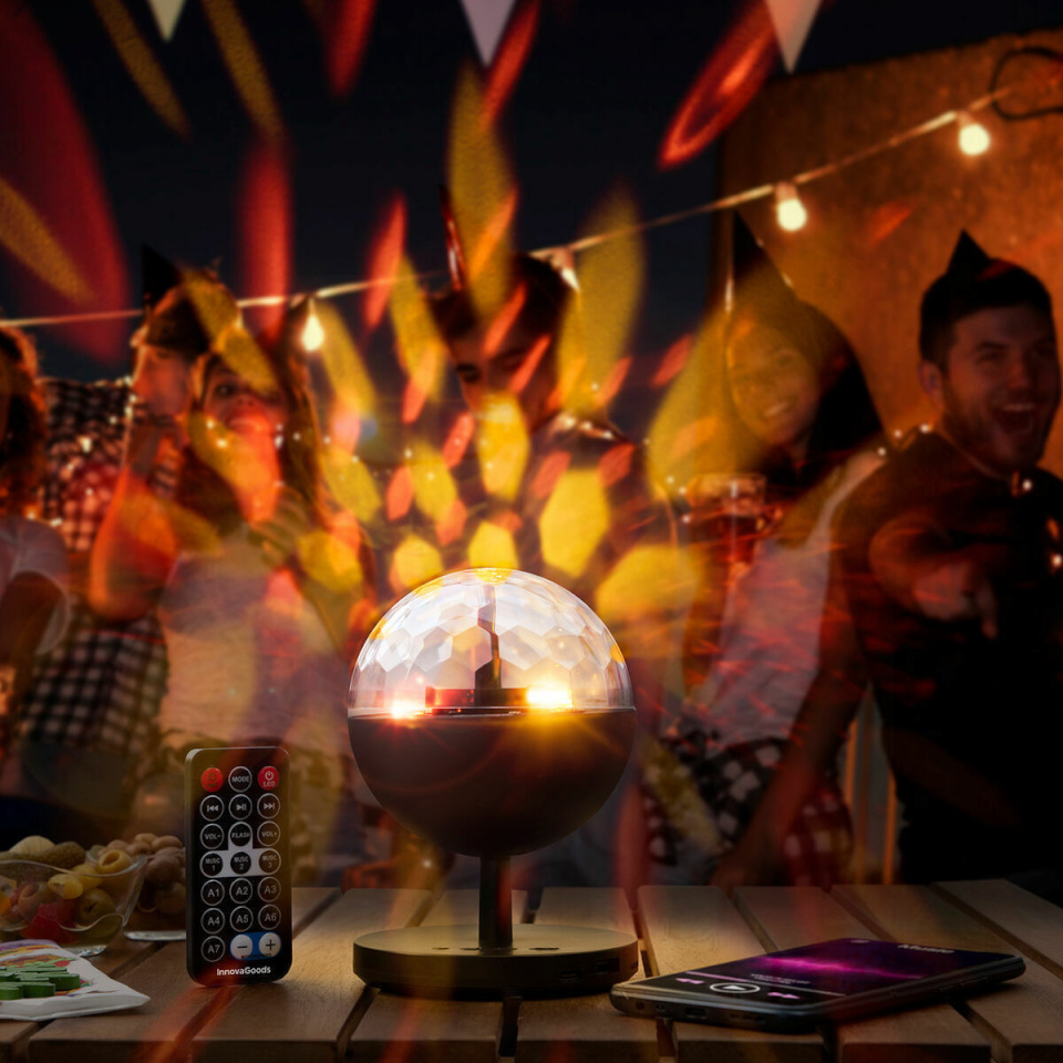 InnovaGoods Taaslaetav LED-projektor koos kõlariga Istarlyt