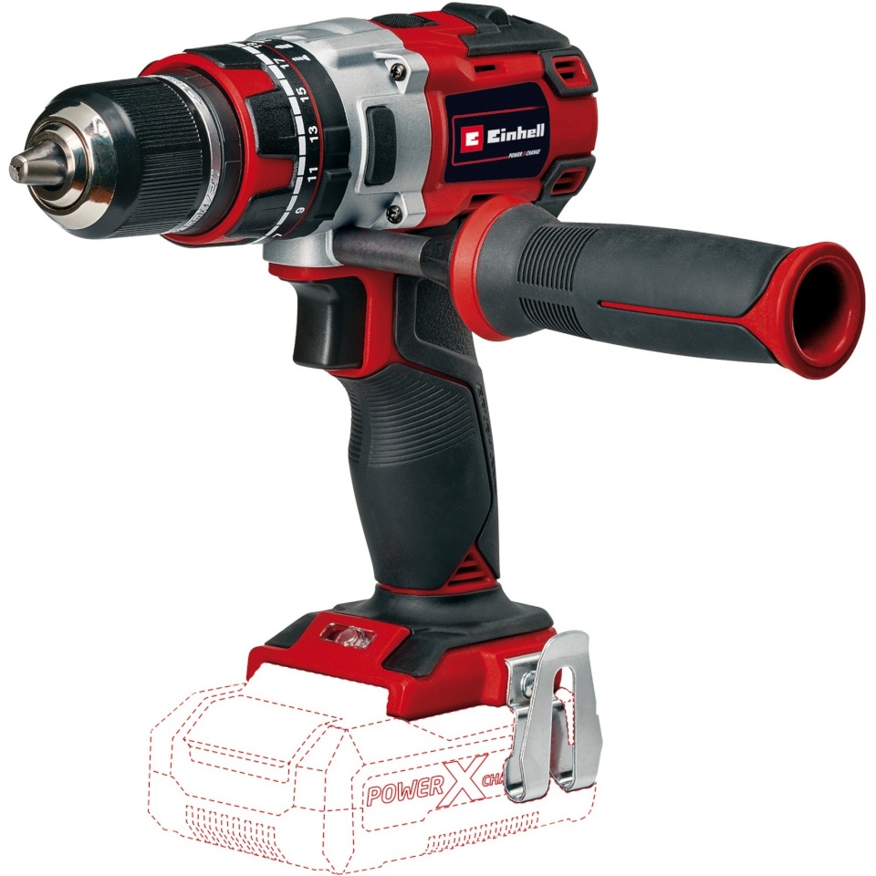 Einhell akutrell 4513860 Professional Cordless Impact Drill TE-CD 18 Li-i Brushless, 18V, punane/must