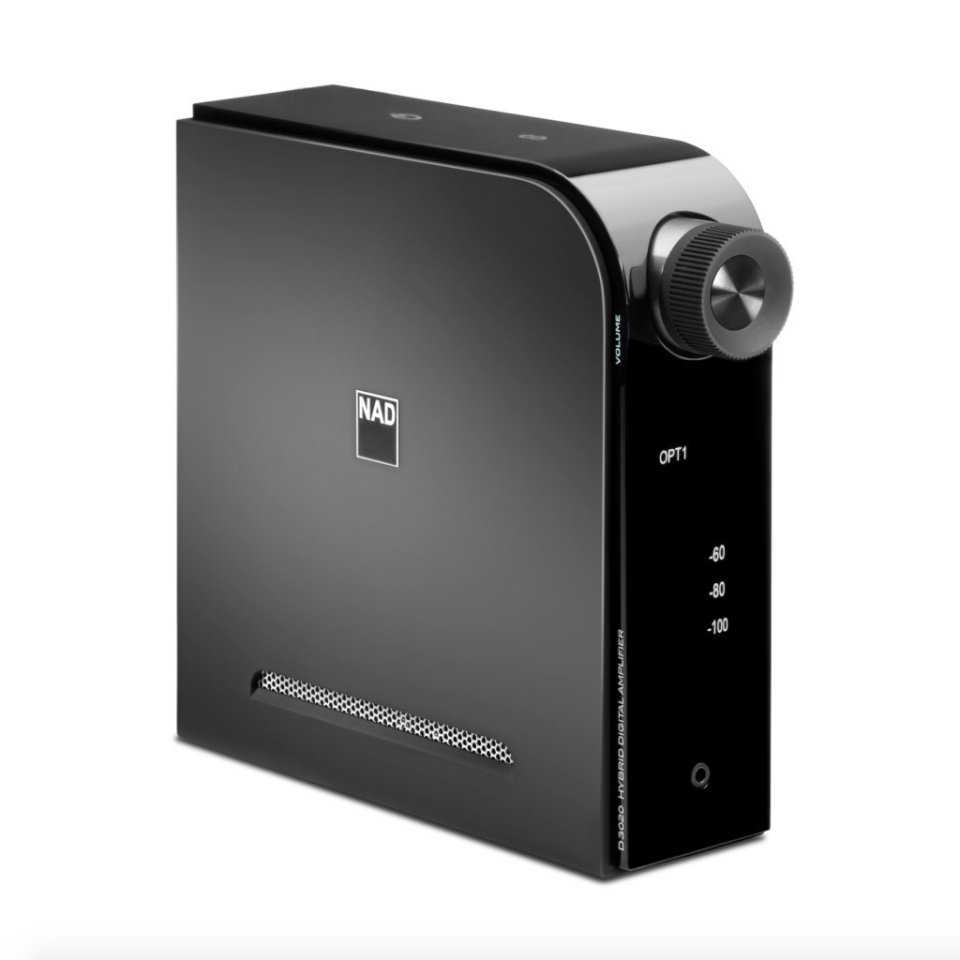 NAD D 3020 V2 hübriid-digitaalne võimendi, must