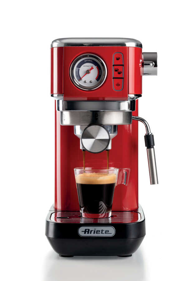 Ariete espressomasin Slim Moderna Espresso Machine, punane