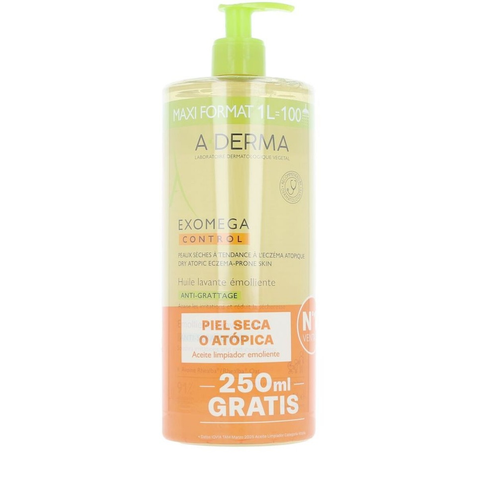 A-Derma dušiõli EXOMEGA CONTROL 1 L