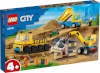 Lego klotsid City 60391 Construction Trucks and Wrecking Ball Crane