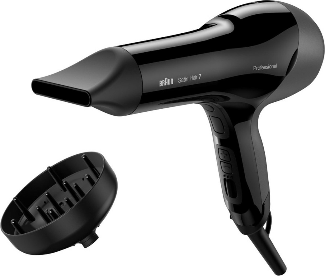 Braun föön HD785 Satin Hair 7 Hair Dryer, must