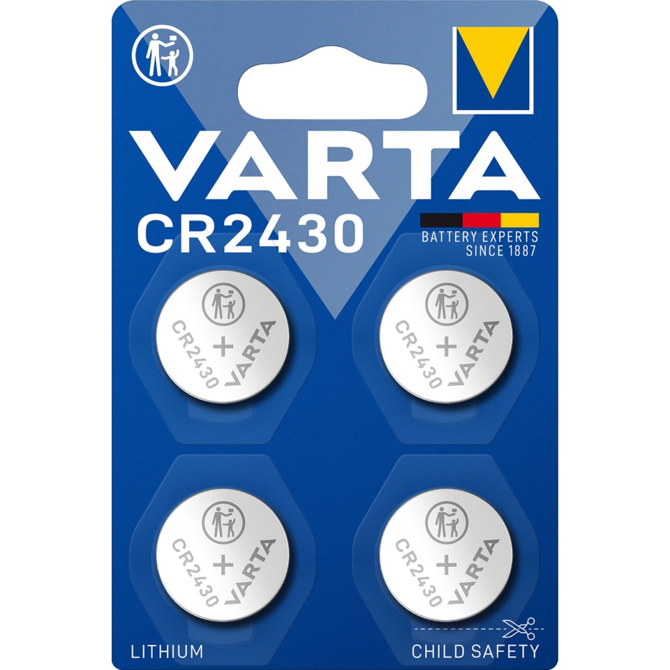 Varta patarei 1x4 electronic CR 2430 06430101404