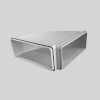 Elica tarvik õhupuhastile Horizontal Rectangular Bend 90 deg. 220x90 mm
