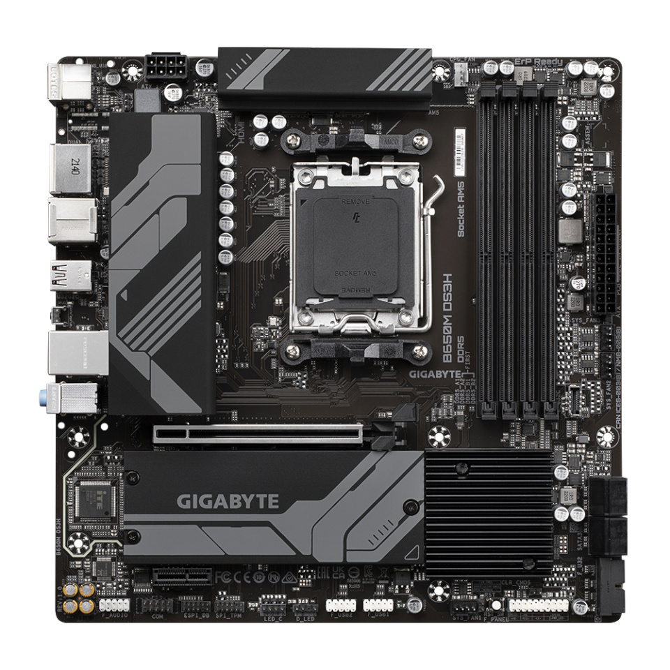Gigabyte emaplaat B650M DS3H, AMD, AM5, DDR5, mATX