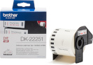 Brother DK22251 kleebis rullis, 62 mm, must/punane/valge