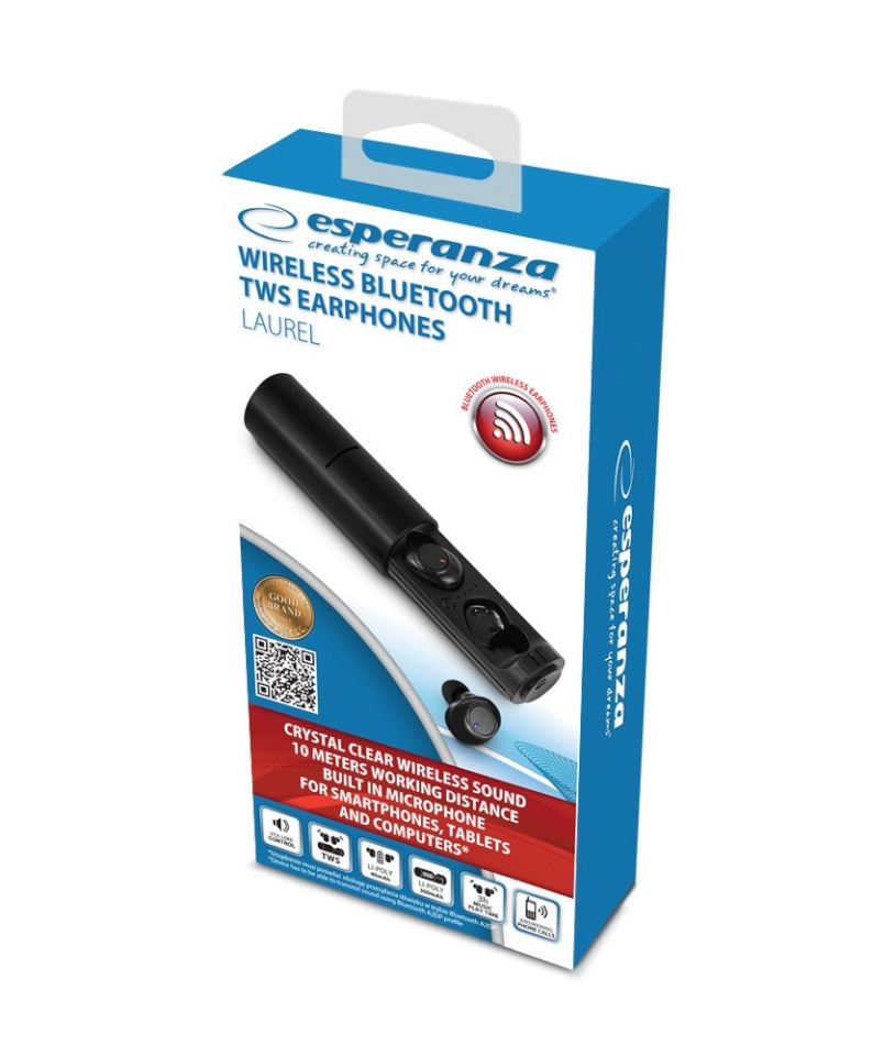 Esperanza kõrvaklapid Earphones BT TWS Laurel