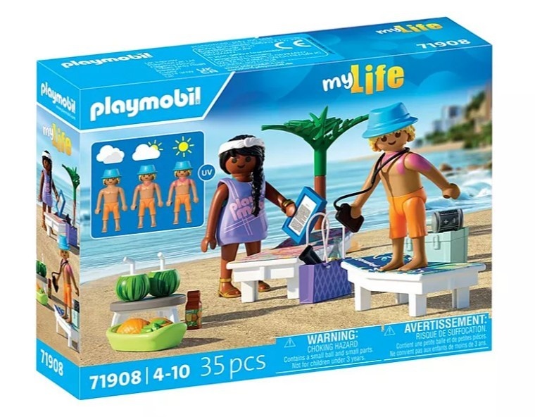 Playmobil klotsid Set z My Life 71908 Wycieczka na plażę