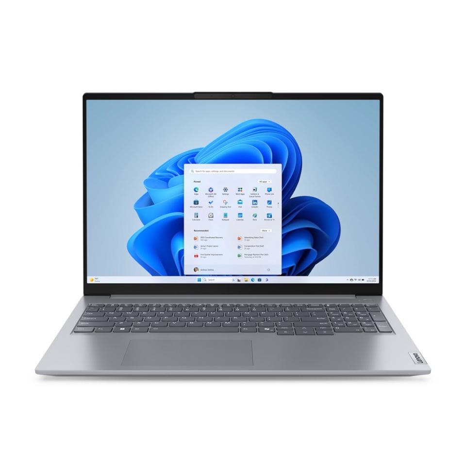 Lenovo sülearvuti ThinkBook 16 G7 ARP AMD Ryzen™ 7 7735HS Laptop 40.6 cm (16") WUXGA 16 GB DDR5-SDRAM 512 GB SSD Wi-Fi 6E (802.11ax) Windows 11 Home hall